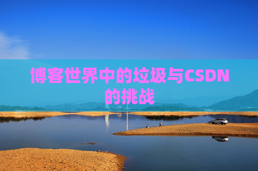 博客世界中的垃圾与CSDN的挑战
